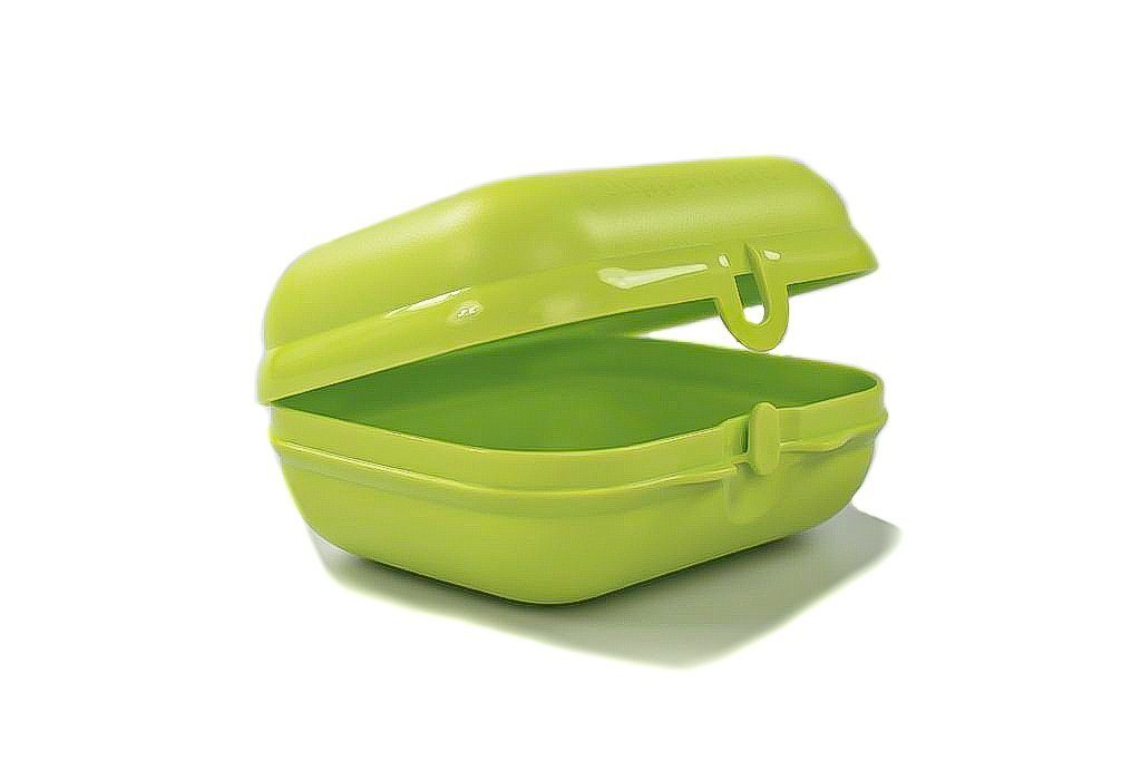 TUPPERWARE Lunchbox To Go Twin limette Brotdose Größe 3, Snackbox