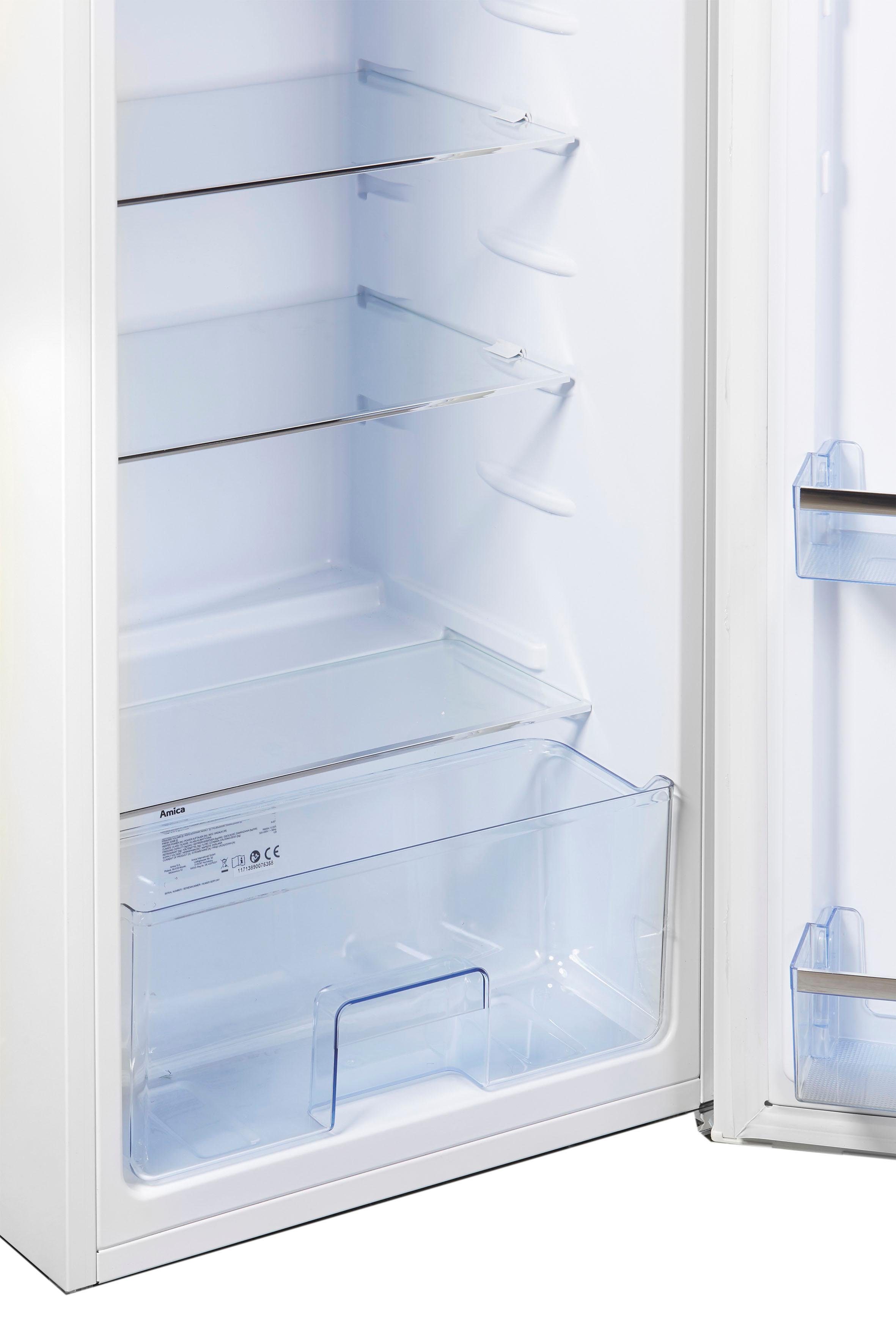 Amica Retro Kühlschrank 144cm - Ice Blue Vollraum-Kühlschrank 229 Liter