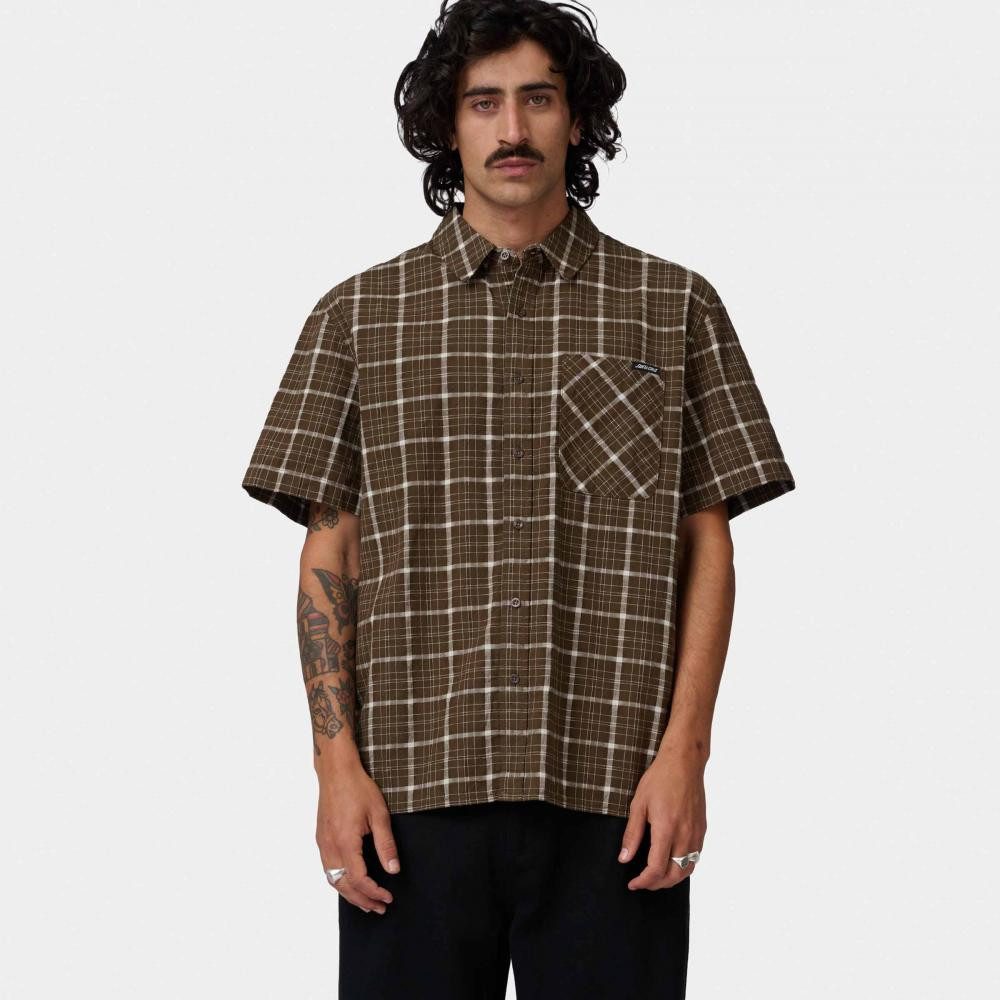 Santa Cruz Karohemd - Kurzarmhemd Herren - Hemd - Herrenhemd