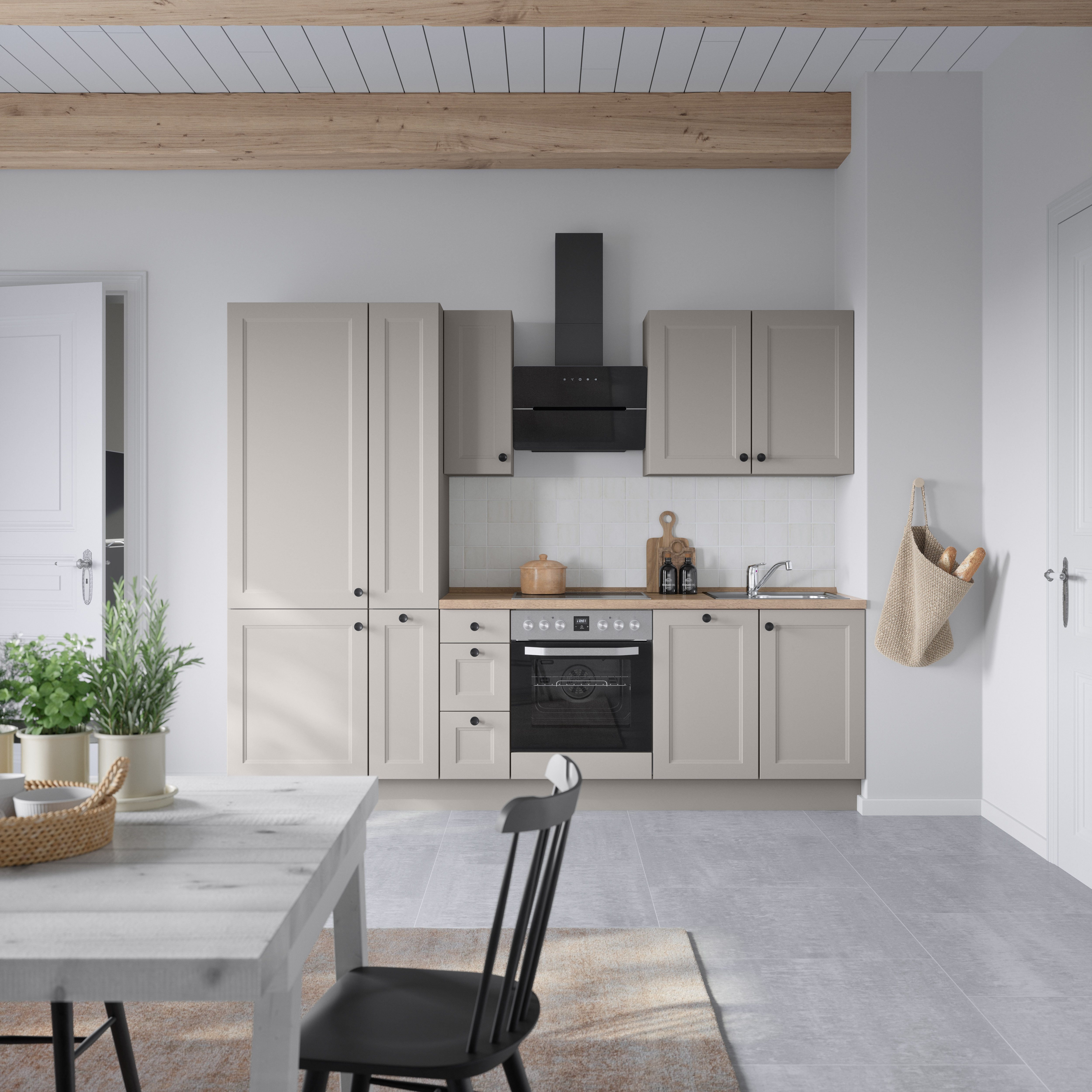 nobilia® Küchenzeile "Cascada II", NEU: individuell anpassbar mit gratis Profi-Beratung, vormontiert, Breite 270 cm, Ausrichtung wählbar, wahlw. mit E-Geräten