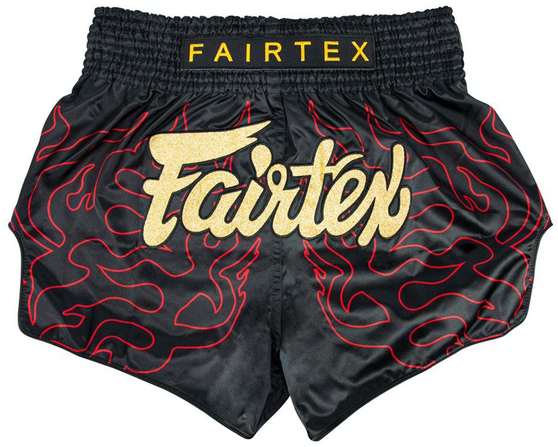 Fairtex Shorts Lava (1-tlg) Fairtex Lava Muay Thai Shorts – Energiegeladen & kampfbereit