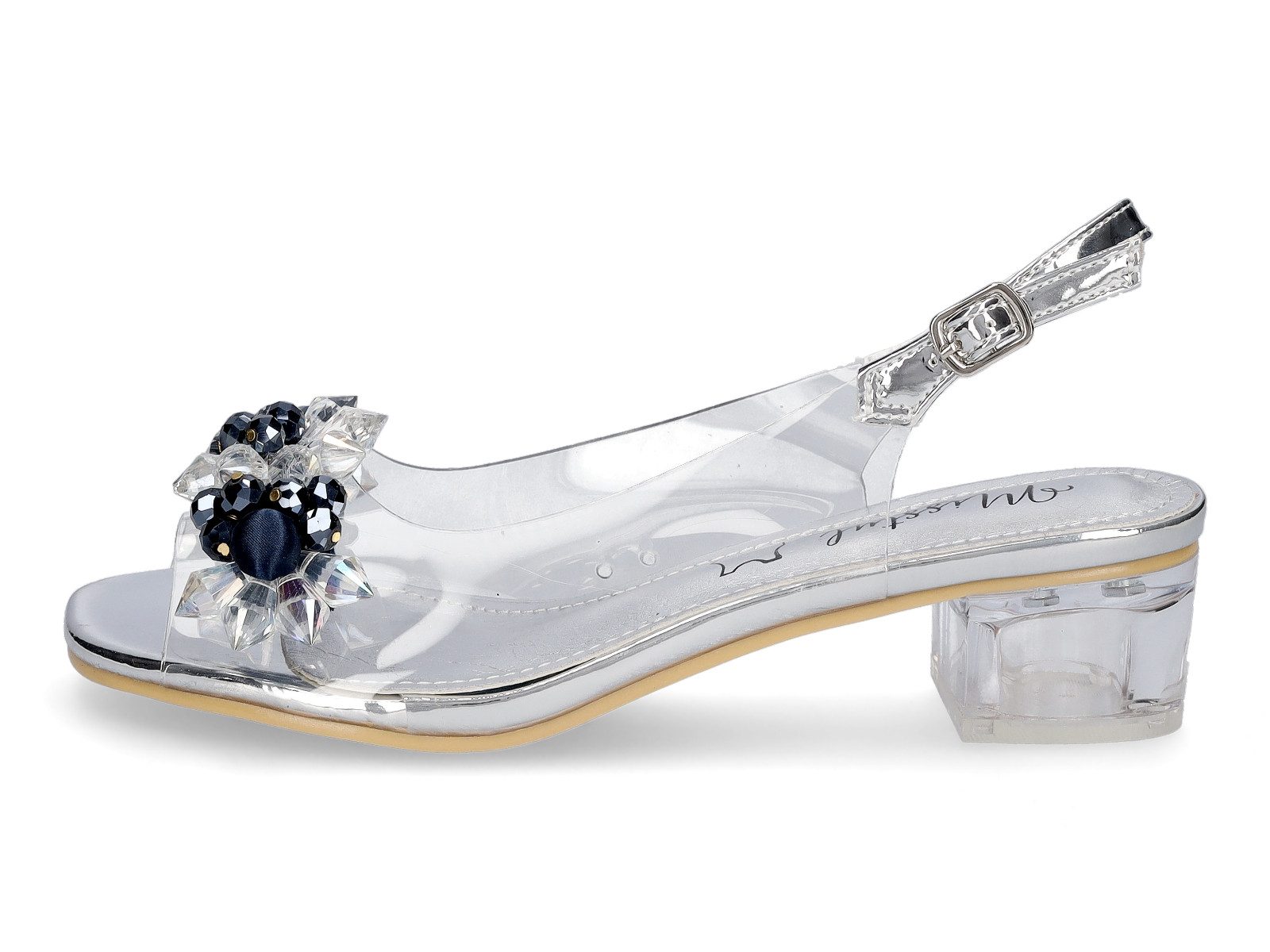 LAURA VITA Laura Vita Damen Sandalette silber Sandale günstig online kaufen