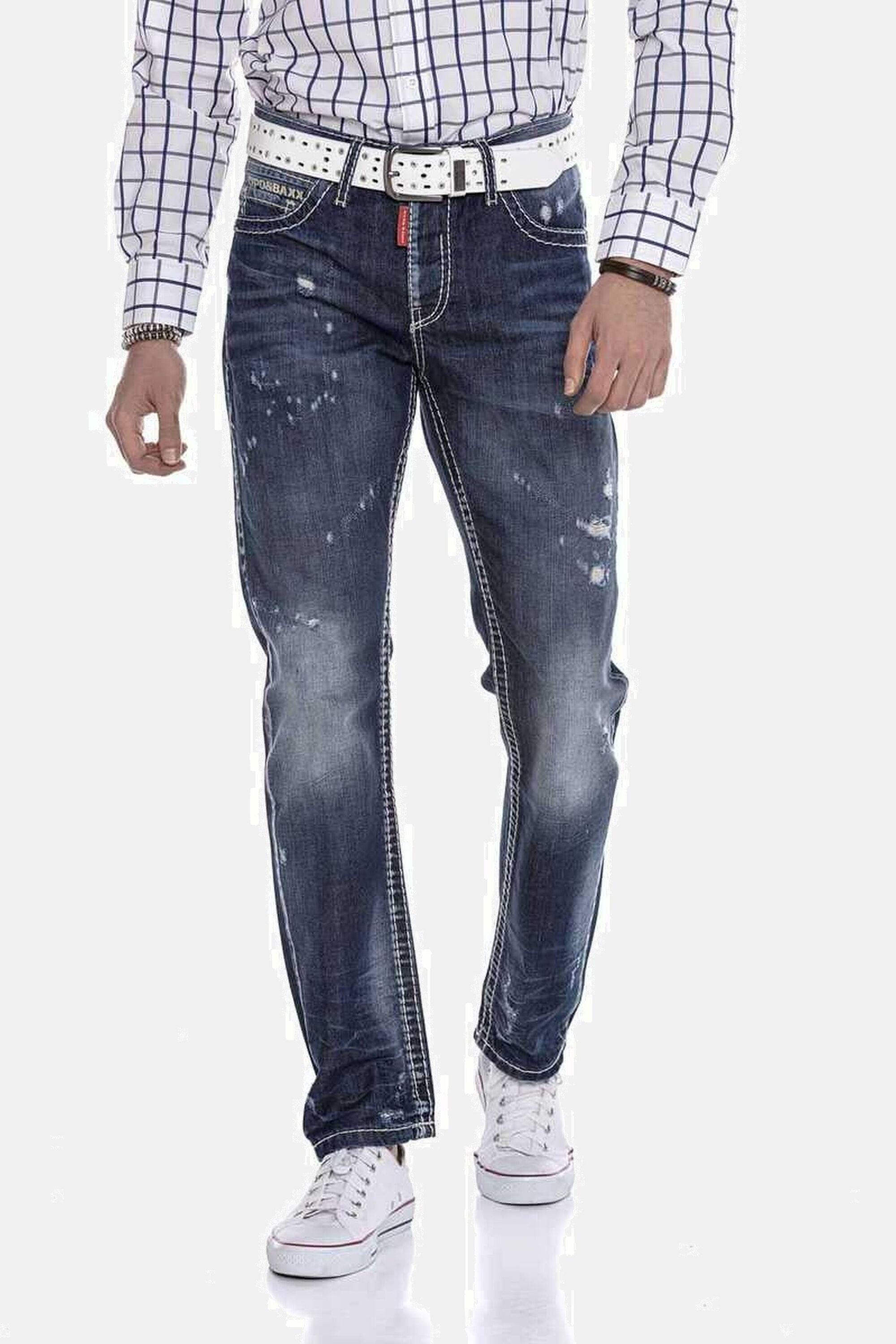 Cipo & Baxx Regular-fit-Jeans DENIM bequeme günstig online kaufen