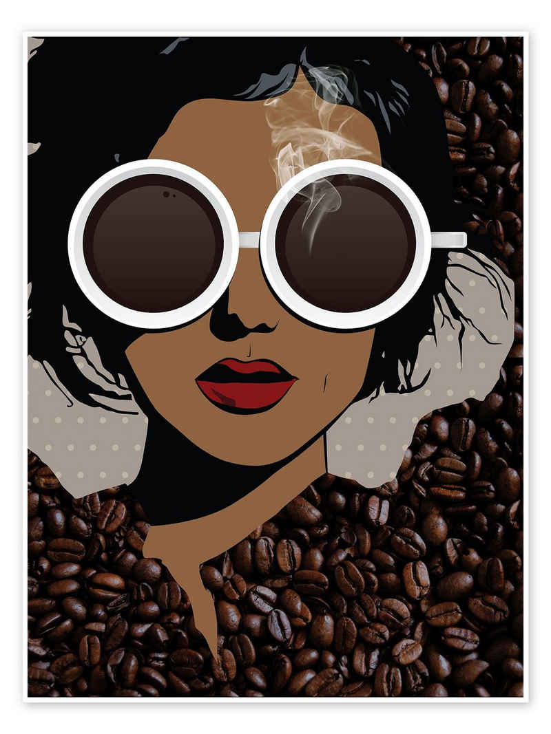 Posterlounge Poster ilaamen Pelshaw, Kaffee, Lounge Illustration