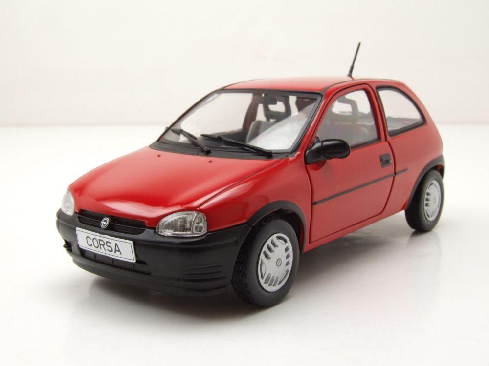 Whitebox Modellauto Opel Corsa B 1993 rot Modellauto 1:24 Whitebox, Maßstab 1:24