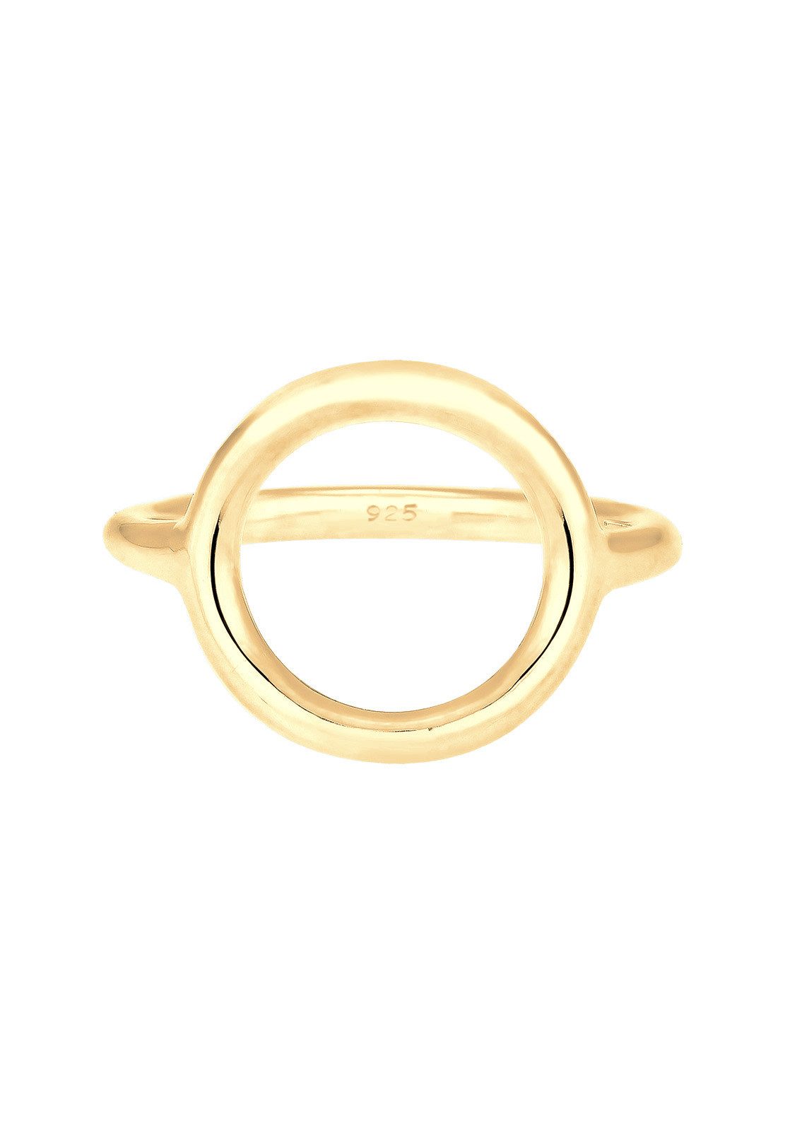 Elli Fingerring Kreis Rund Geo Statement günstig online kaufen