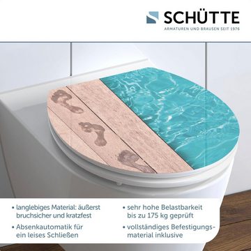 Schütte WC-Sitz POOLSIDE, High Gloss mit MDF Holzkern