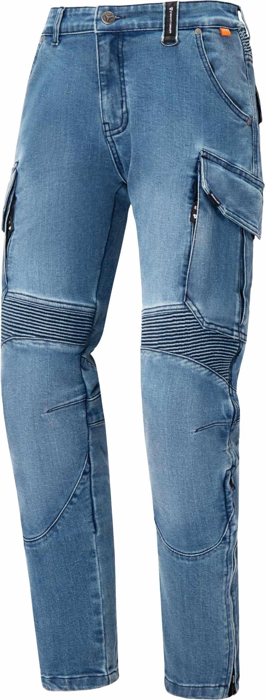 SECA Motorradhose Seca Square II Motorrad Jeans Atmungsaktiv protektoren abriebfest