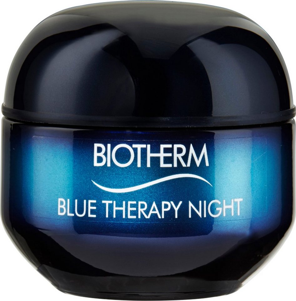 BIOTHERM Nachtcreme Blue Therapy Night Cream, Anti-Aging, Mit  hochkonzentrierten Algenextrakten