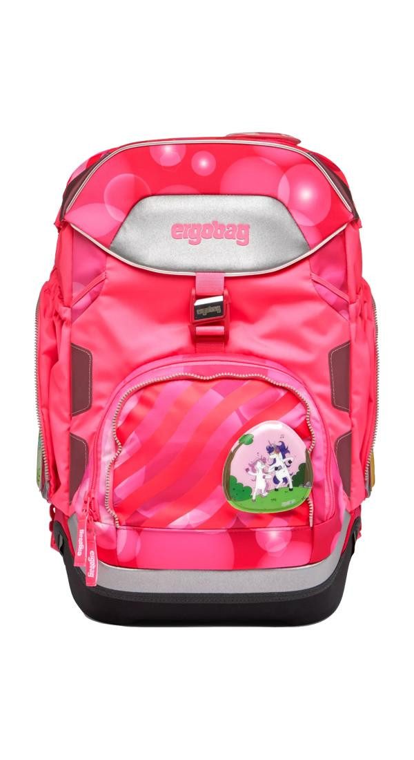 ergobag Schulranzen pack Set (6-tlg., 6-teiliges Set), größenverstellbares Rückensystem