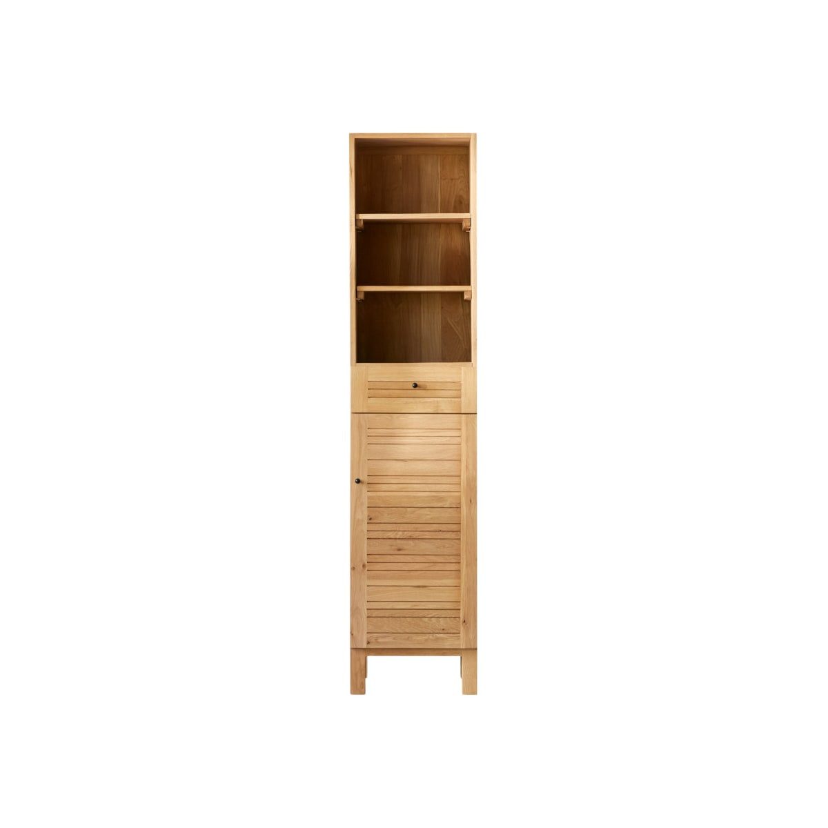 Tikamoon Hochschrank Hochschrank aus Eichenholz 180 Soho