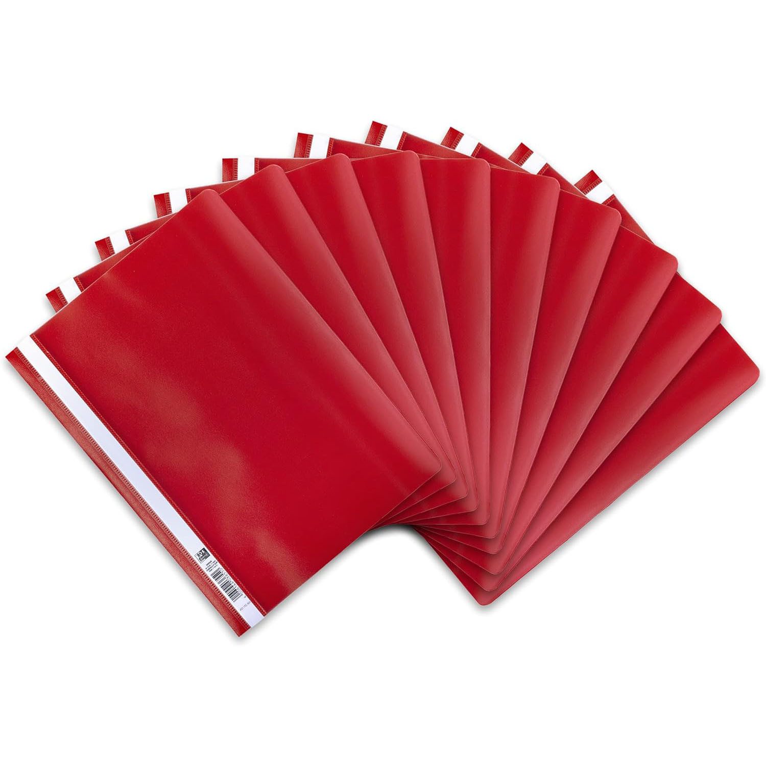 Hefter 10x Oxford Schnellhefter, DIN A4, PP, rot