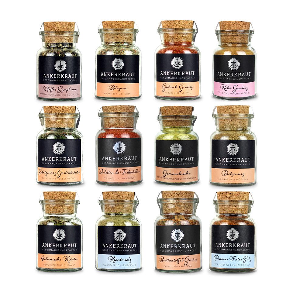 Ankerkraut Gewürz Kochen ist Liebe Gewürz-Set, Kochen ist Liebe Gewürz-Set