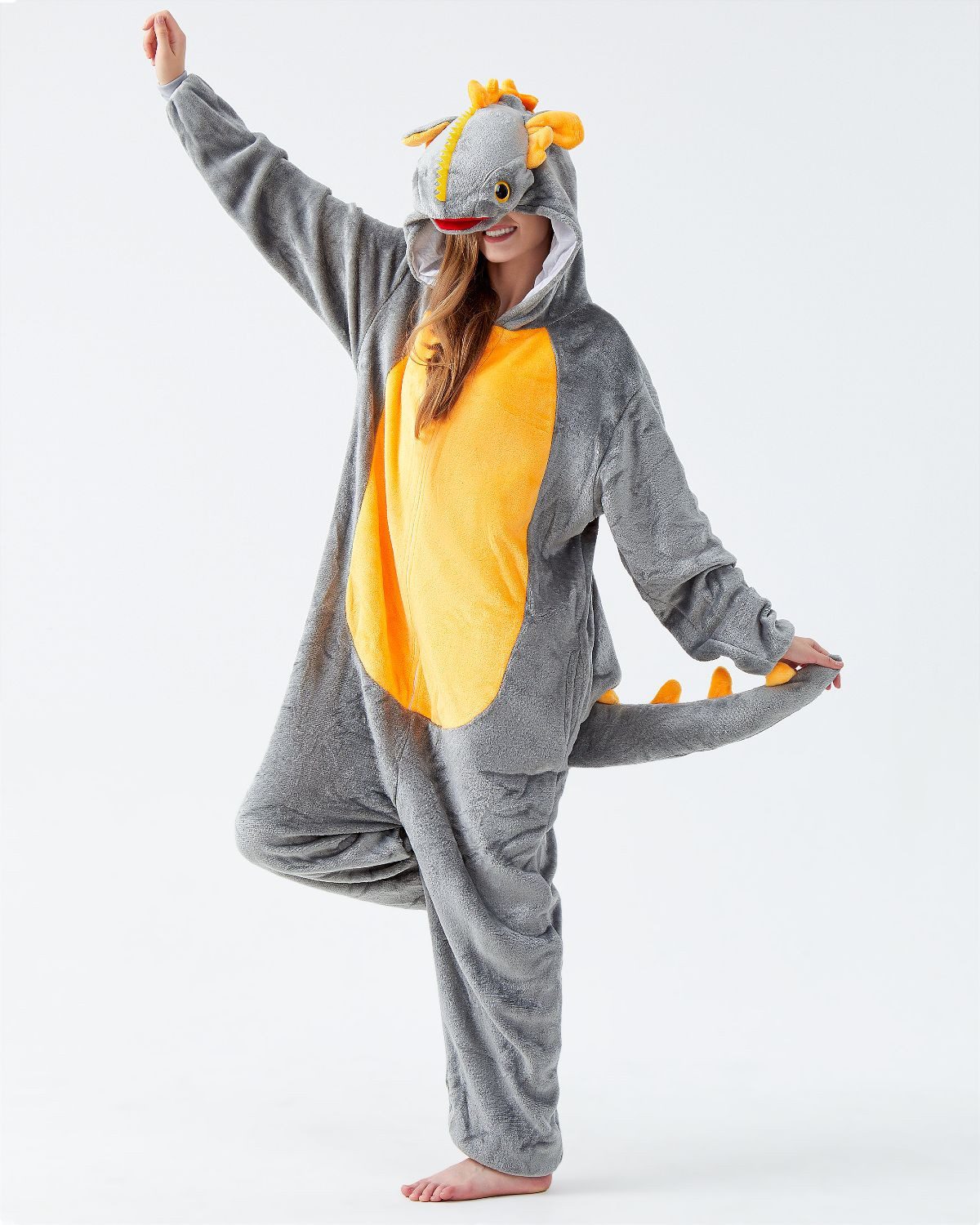 Corimori Partyanzug Onesie Ganzkörper Kostüm für Erwachsene, Damen Herren Karneval Tiefsee-Fisch Anglerfisch Seeteufel,XL