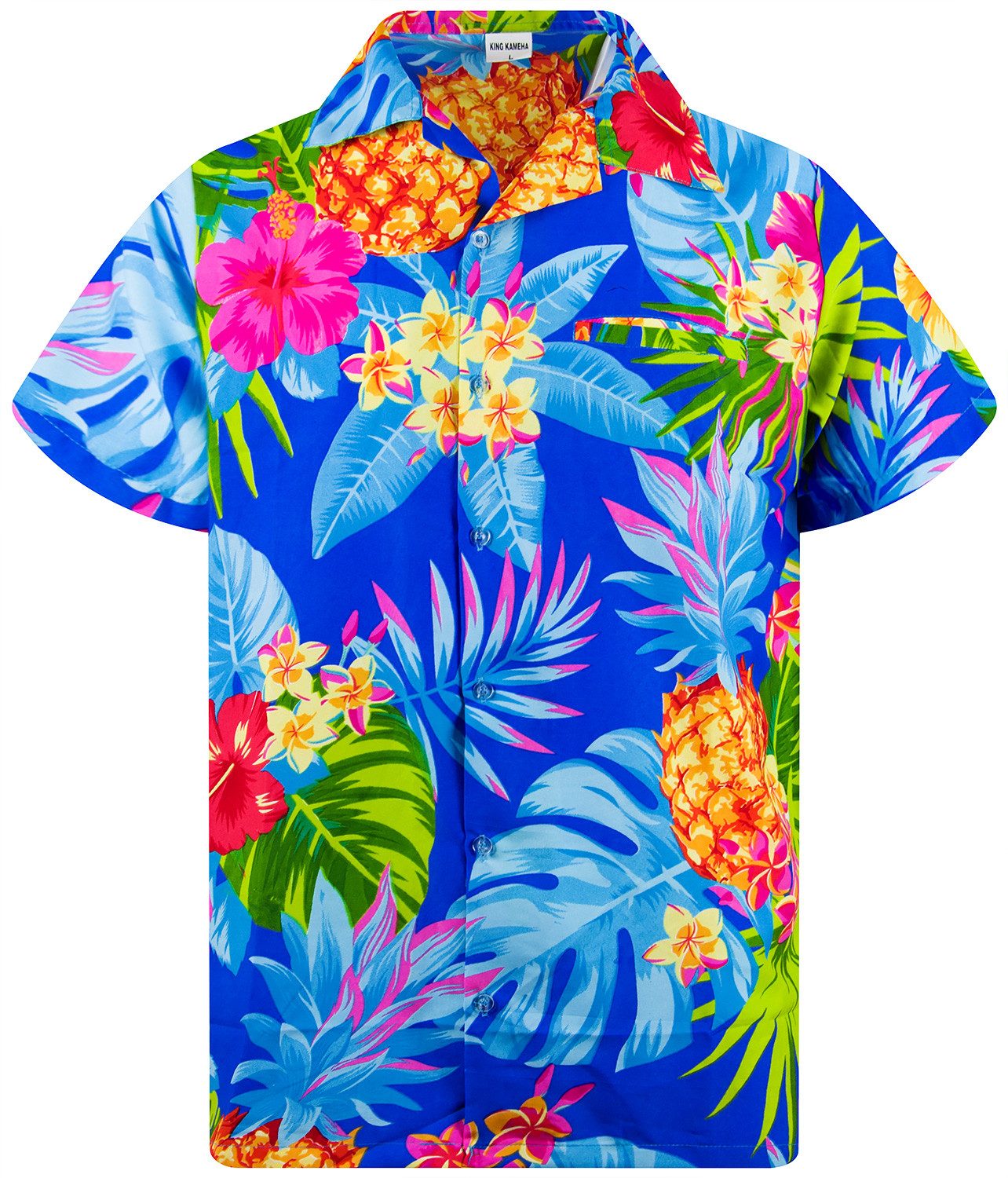 King Kameha Hawaiihemd Pineapple Übergrößen 7XL-12XL günstig online kaufen