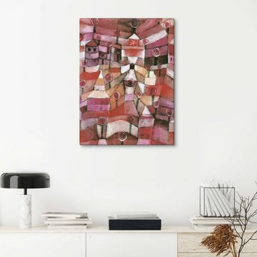 Posterlounge Leinwandbild Paul Klee, Rosengarten, Malerei