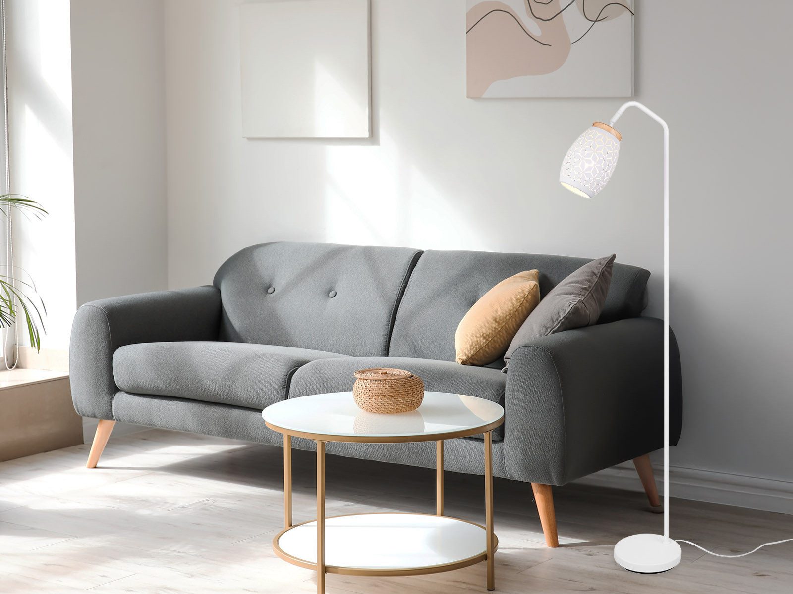 Reality Leuchten LED Stehlampe, Dimmfunktion, LED günstig online kaufen