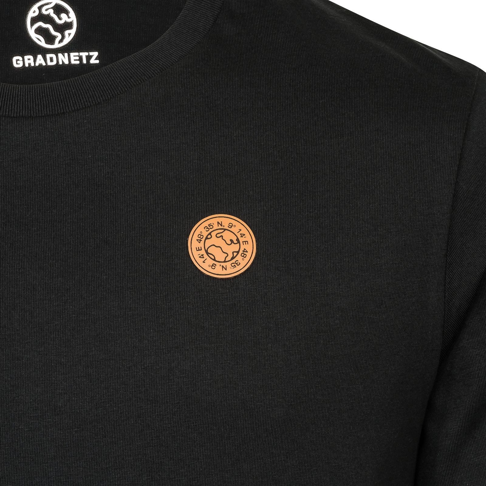 Gradnetz T-Shirt basic leather unisex 100% Biobaumwolle nachhaltig & fair