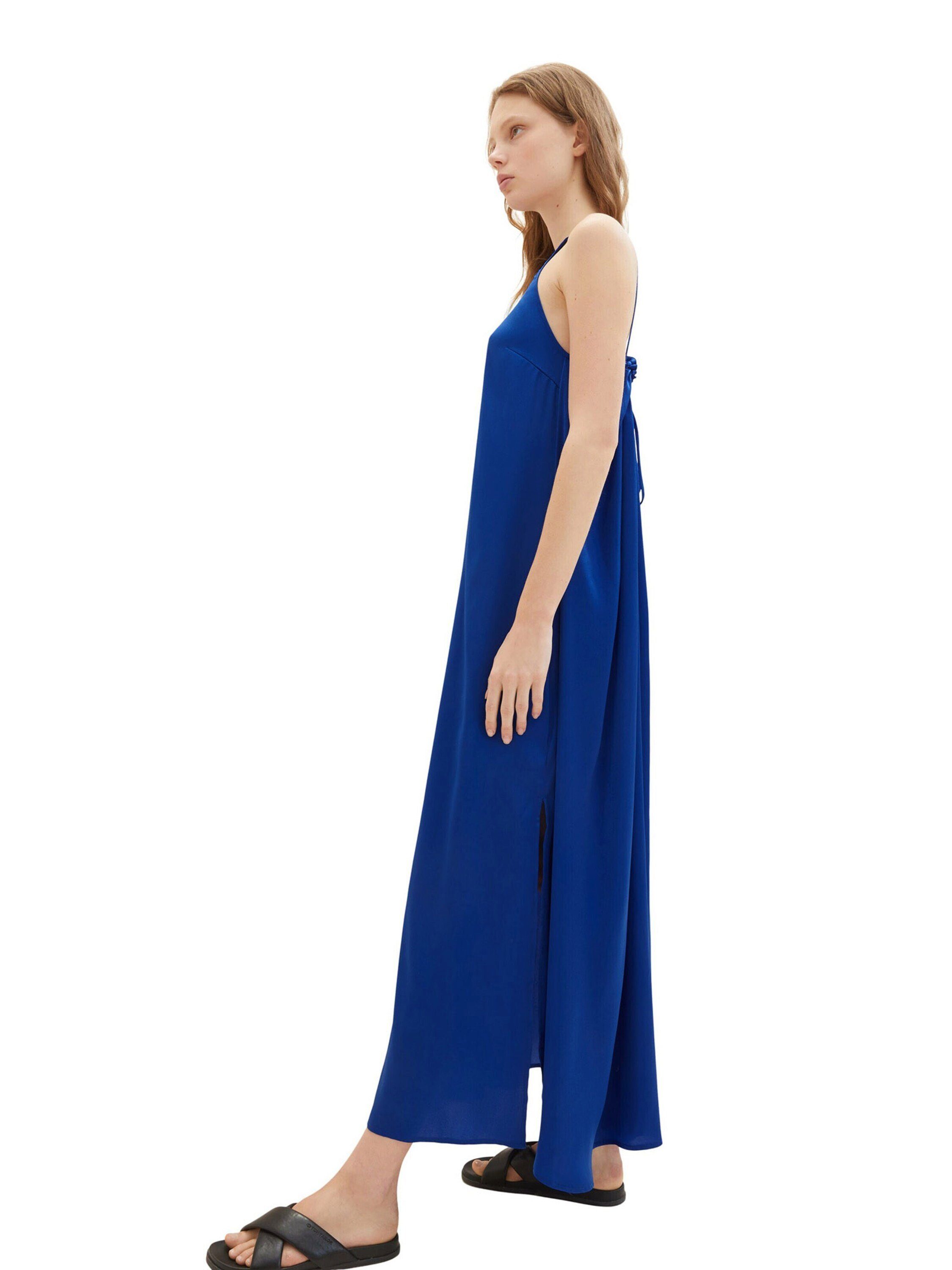 TOM TAILOR Denim Midikleid (1-tlg) Drapiert/gerafft