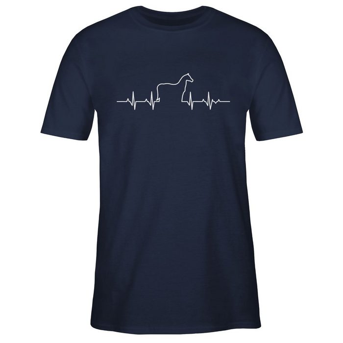 Shirtracer T-Shirt Herzschlag Pferd - Pferd & Pferde - Herren Premium T-Shirt t-shirt herren pferd - herzschlag - reit zubehör - reiter geschenke