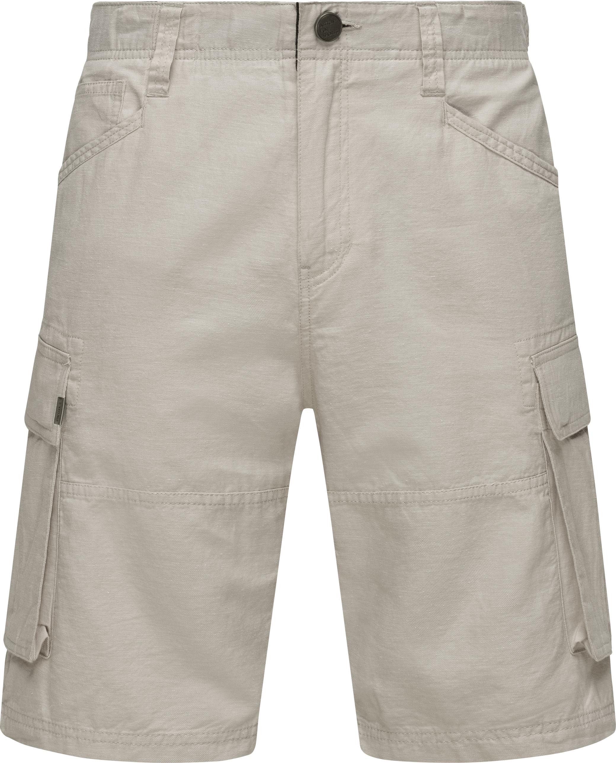 Ragwear Shorts Merly Linen (1-tlg) Kurze Leinenhose in Cargo-Optik günstig online kaufen