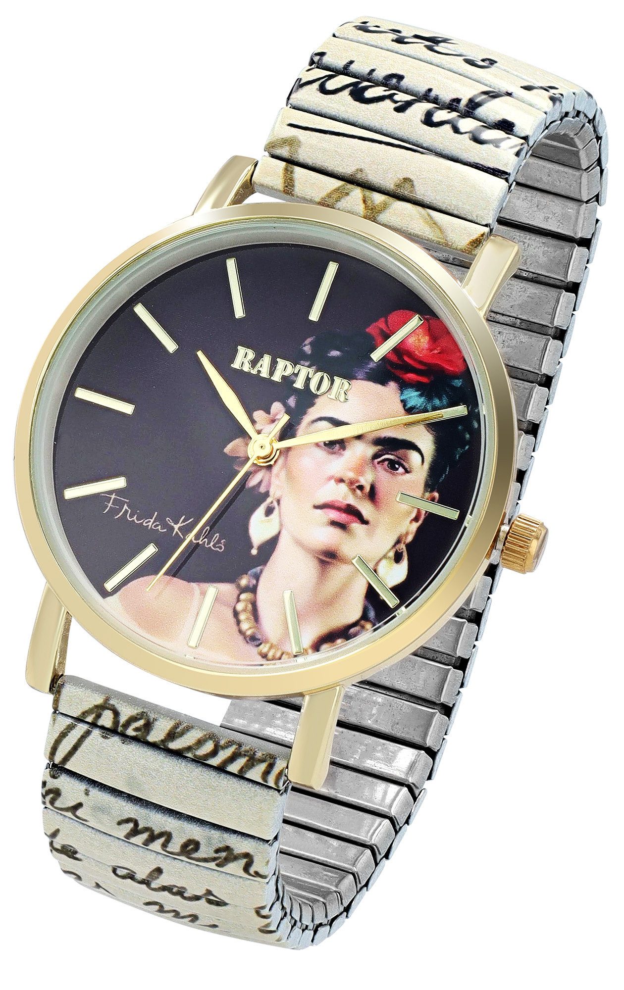 Raptor Quarzuhr Frida Kahlo Edition, Mineralglas, (1-tlg., inkl. Schmuckbox) – Bild 3 von 3
