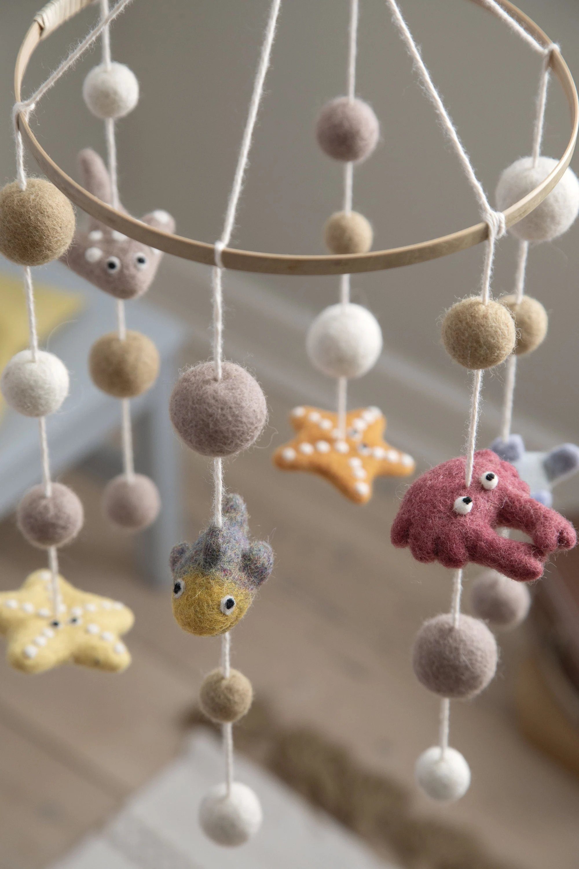 Gry & Sif Mobile Filzmobile, handmade, fairtrade, fairtrade & handmade
