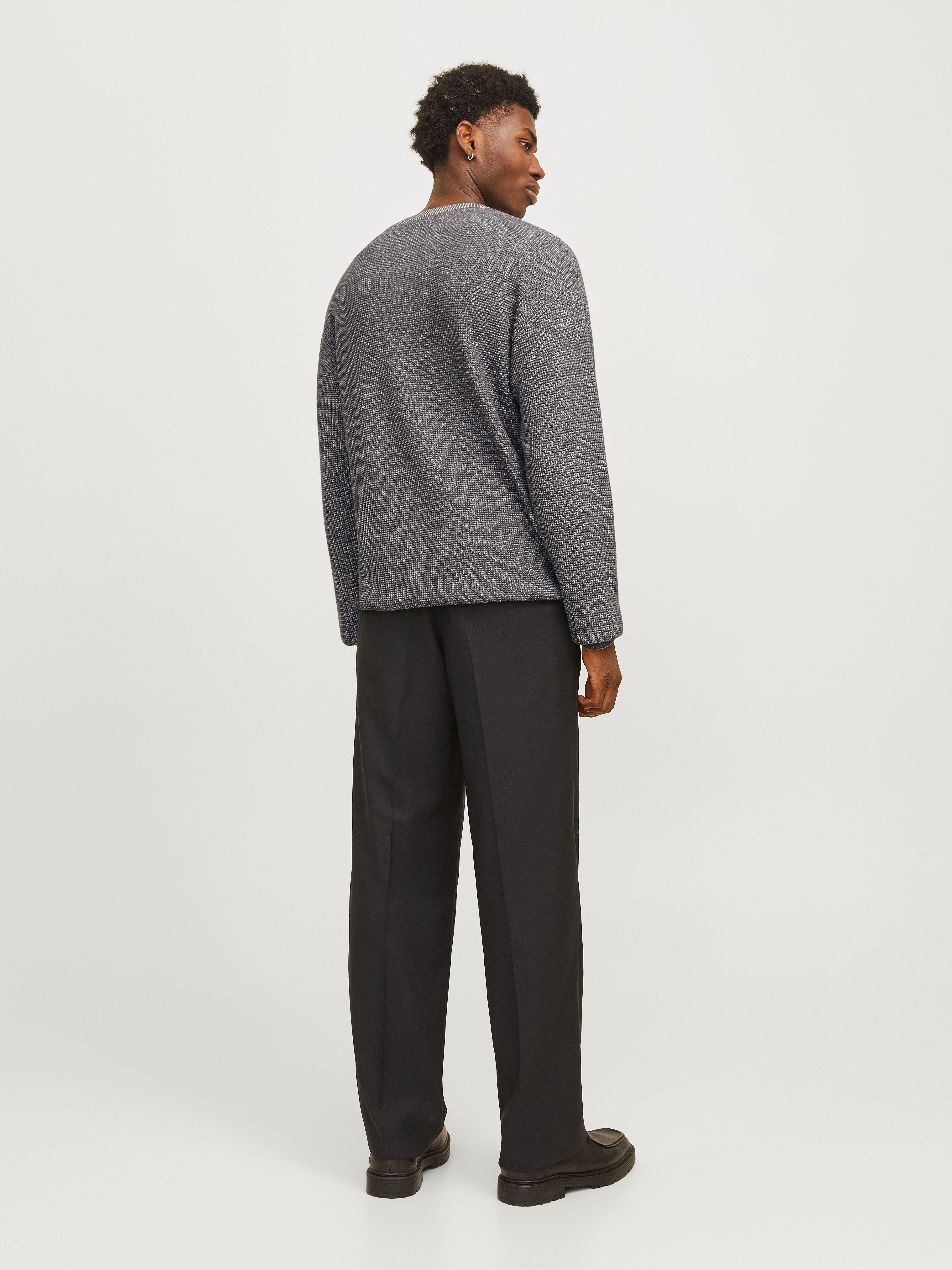 Jack & Jones Strickpullover JJWALTER KNIT RELAXED CREW NECK
