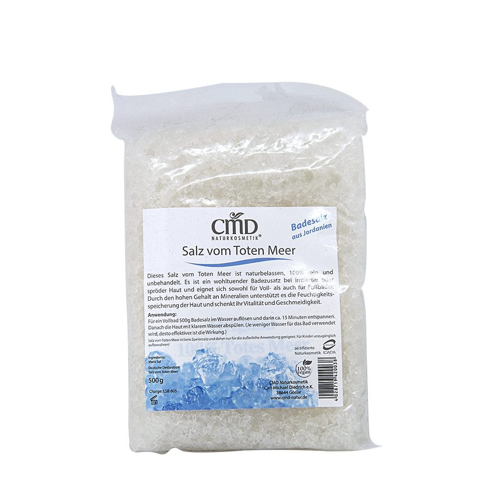 CMD Naturkosmetik Körperpflegemittel Neutral - Salz vom Toten Meer 500g 2er Pack