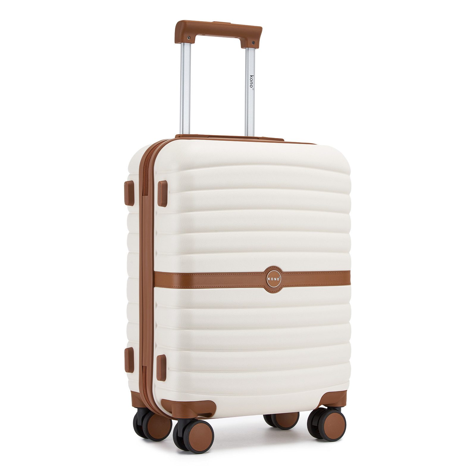 KONO Handgepäckkoffer Koffer Trolley ABS+PC Hartschalenkoffer günstig online kaufen