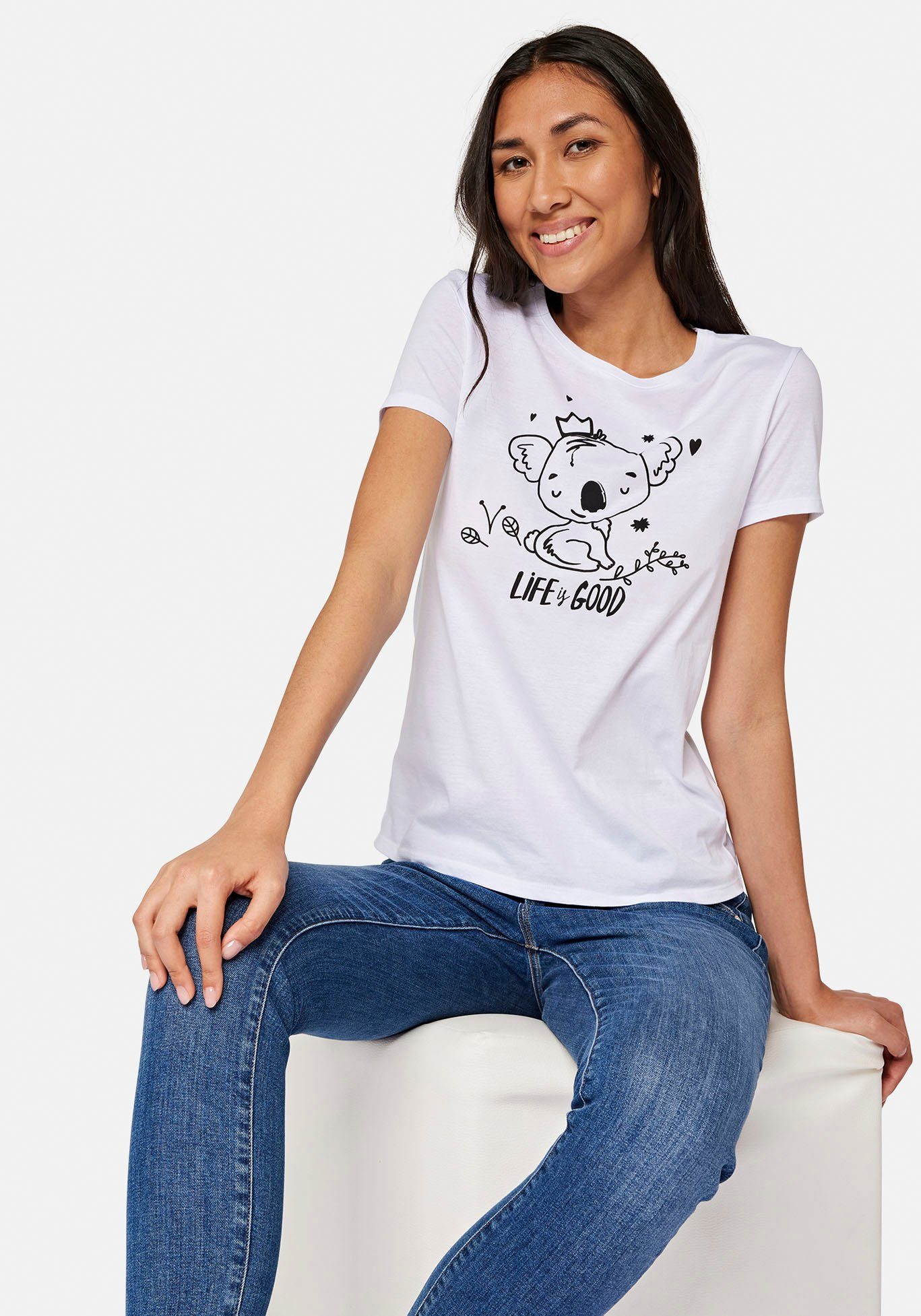 Damen Shirts Mavi T-Shirt PANDA PRINTED TEE mit Koala Frontdruck