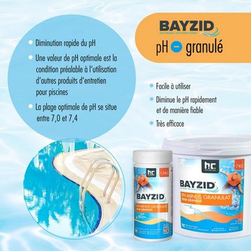 BAYZID Poolpflege 7 kg BAYZID® pH Minus Granulat für den Pool