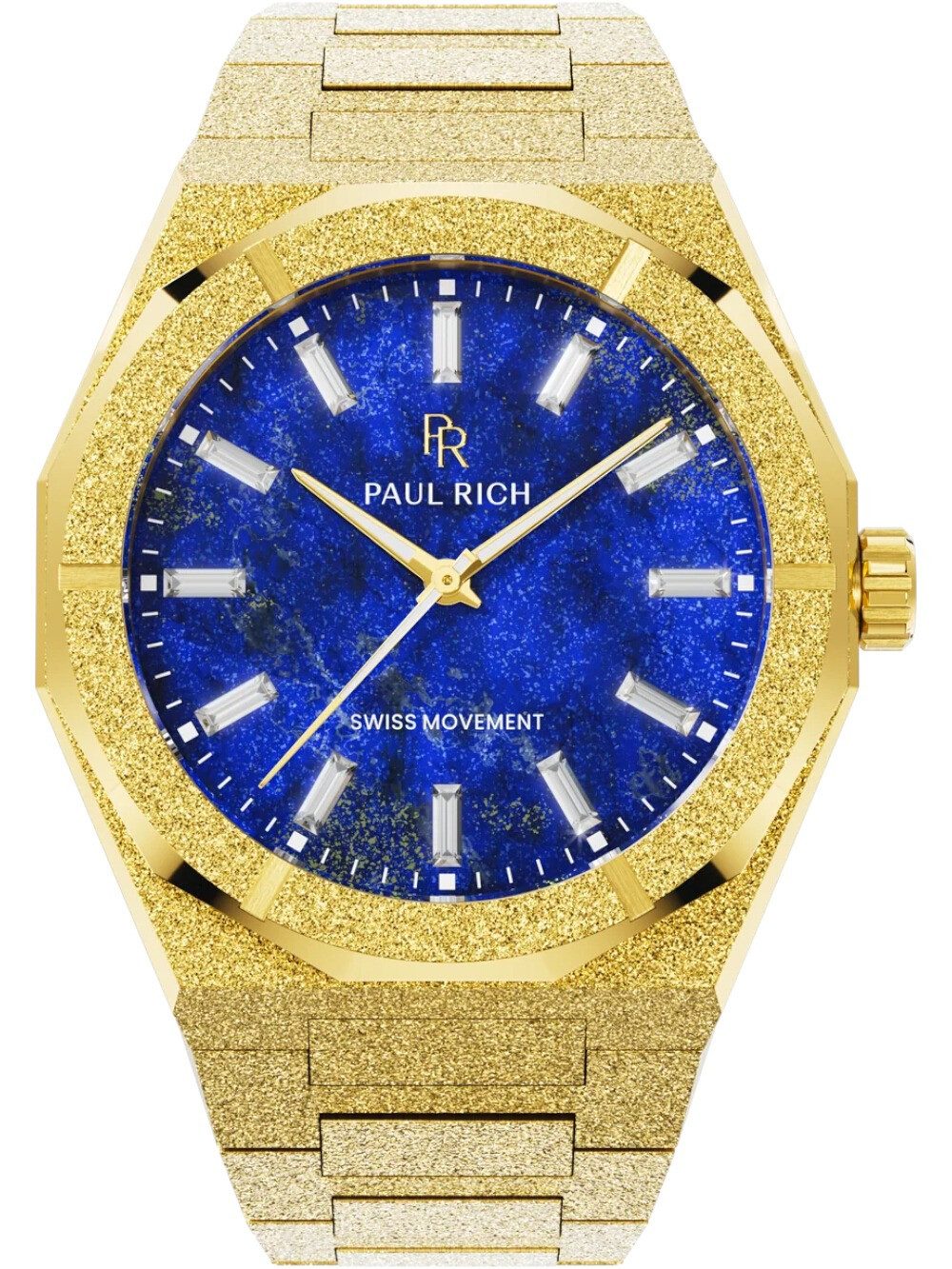 Paul Rich Quarzuhr Paul Rich PR-47910 Herrenuhr Lapis Nebula 43mm 5ATM Paul Rich PR-47910 Herrenuhr Lapis Nebula 43mm 5ATM