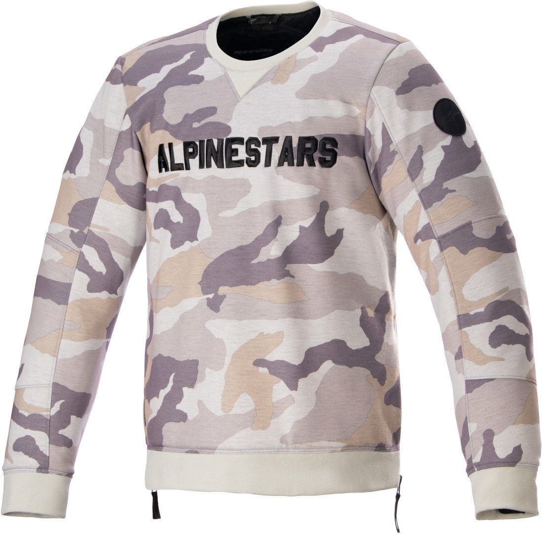Alpinestars Motorradjacke Legit Crew Fleece Motorrad Pullover wasserabweisend protektoren