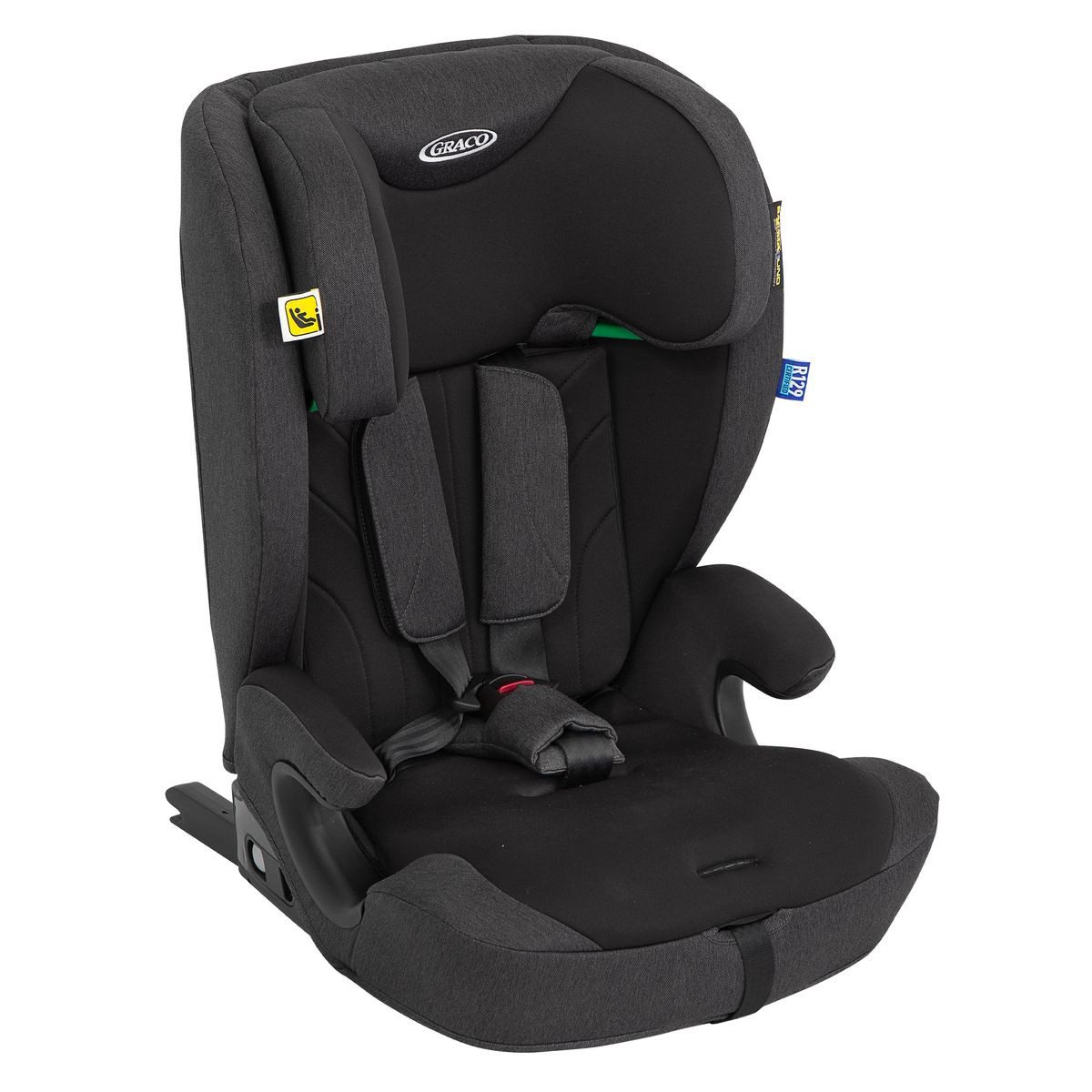 Graco Autokindersitz Energi - Midnight, Kinder Autositz ab 15 Monate - 12 Jahre (76 cm - 150 cm) mit Isofix