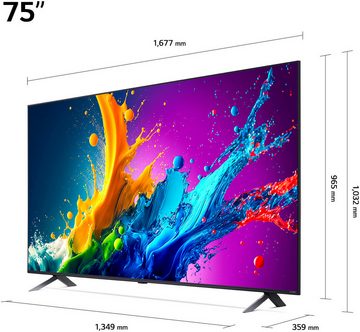 LG 75QNED80T6A QNED-Fernseher (189 cm/75 Zoll, 4K Ultra HD, Smart-TV)