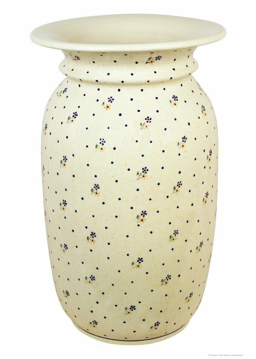 Bunzlauer Keramik Bodenvase Bunzlauer Keramik 18L Bodenvase "Isabella" Ø26xH39cm Blumenvase Dek111