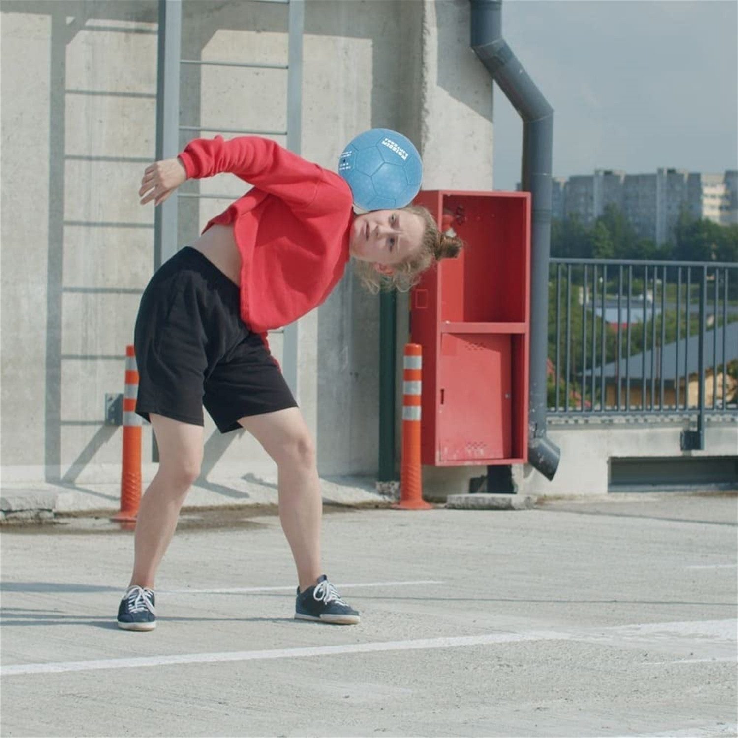 JOHNTOY Fußball B0908 Sport Active Fußbal, blau