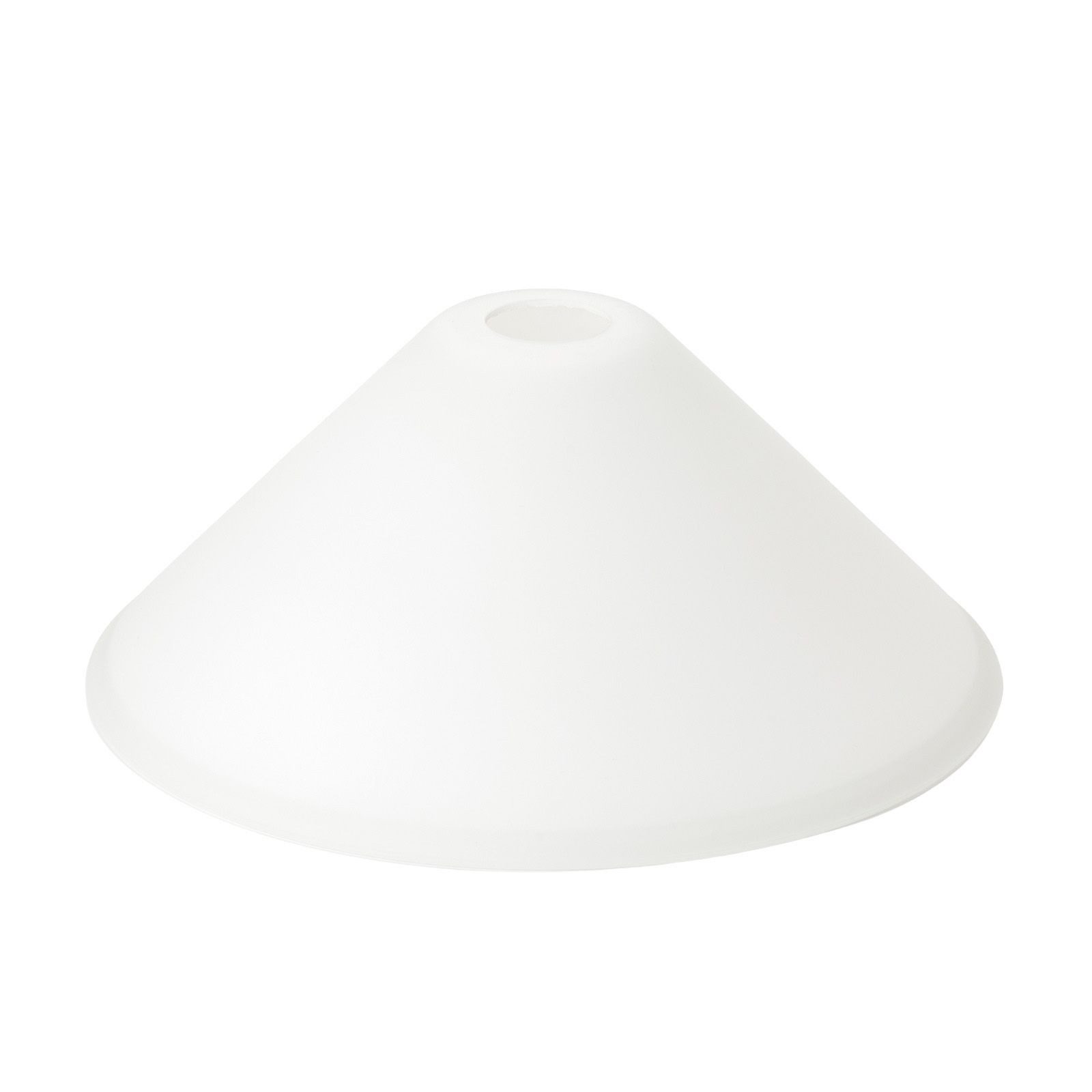 Orion Leuchten Lampenschirm Glas Lampenschirm E27 Ø 300 mm Opal Weiß
