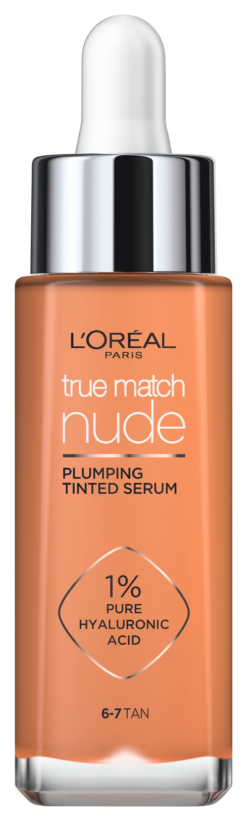 L'ORÉAL PARIS Foundation TRUE MATCH GETÖNTES SERUM, flüssige Textur, mittelstarke Deckkraft, feuchtigkeitsspendend