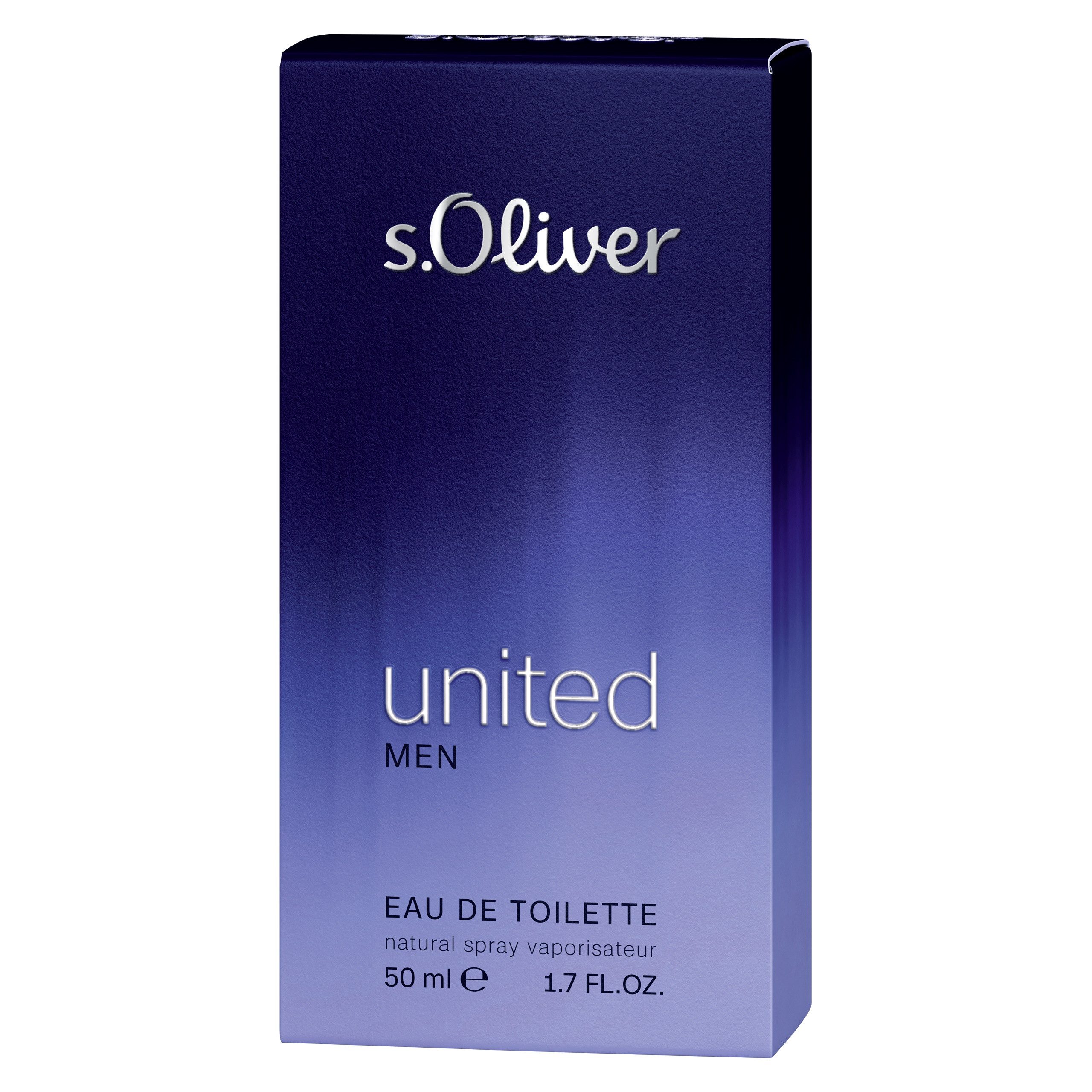 s.Oliver Eau de Toilette UNITED, EdT 50 ml Nat. Spray