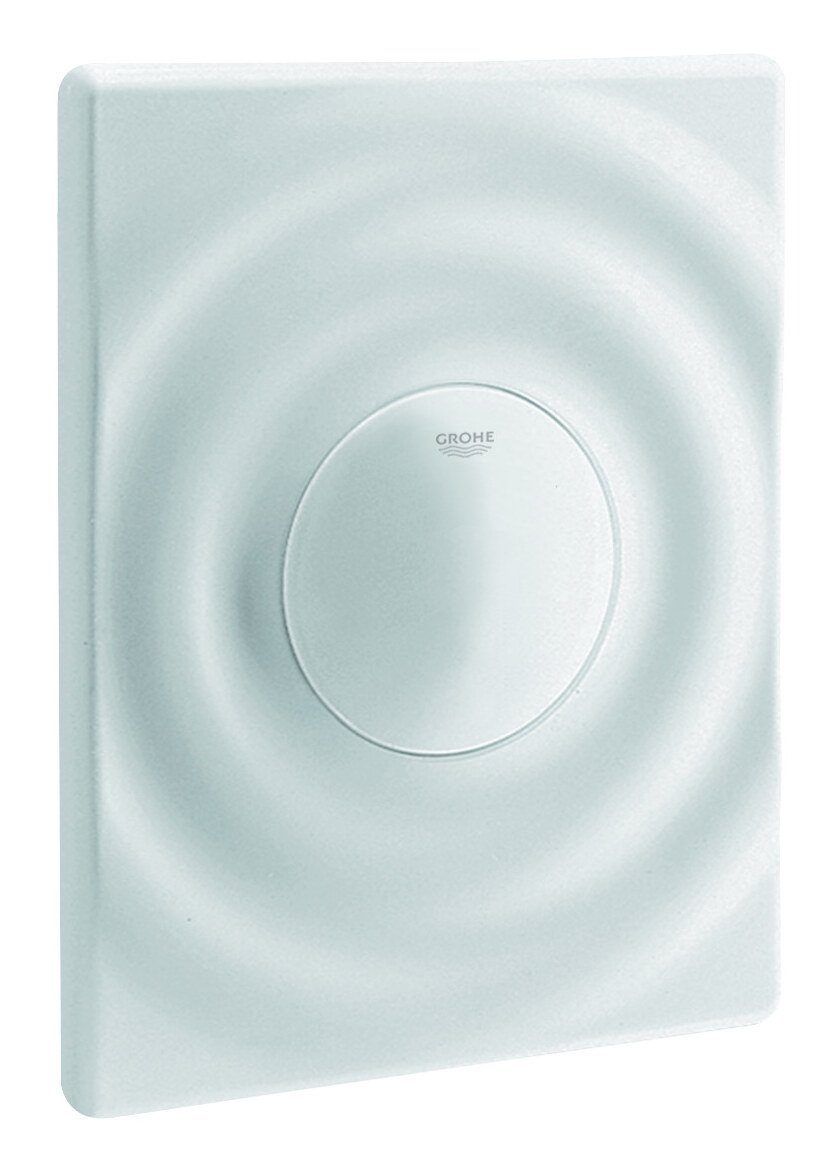 Grohe Betätigungsplatte Surf, WC-Abdeckplatte mit Druckknopfbetätigung - Alpinweiß