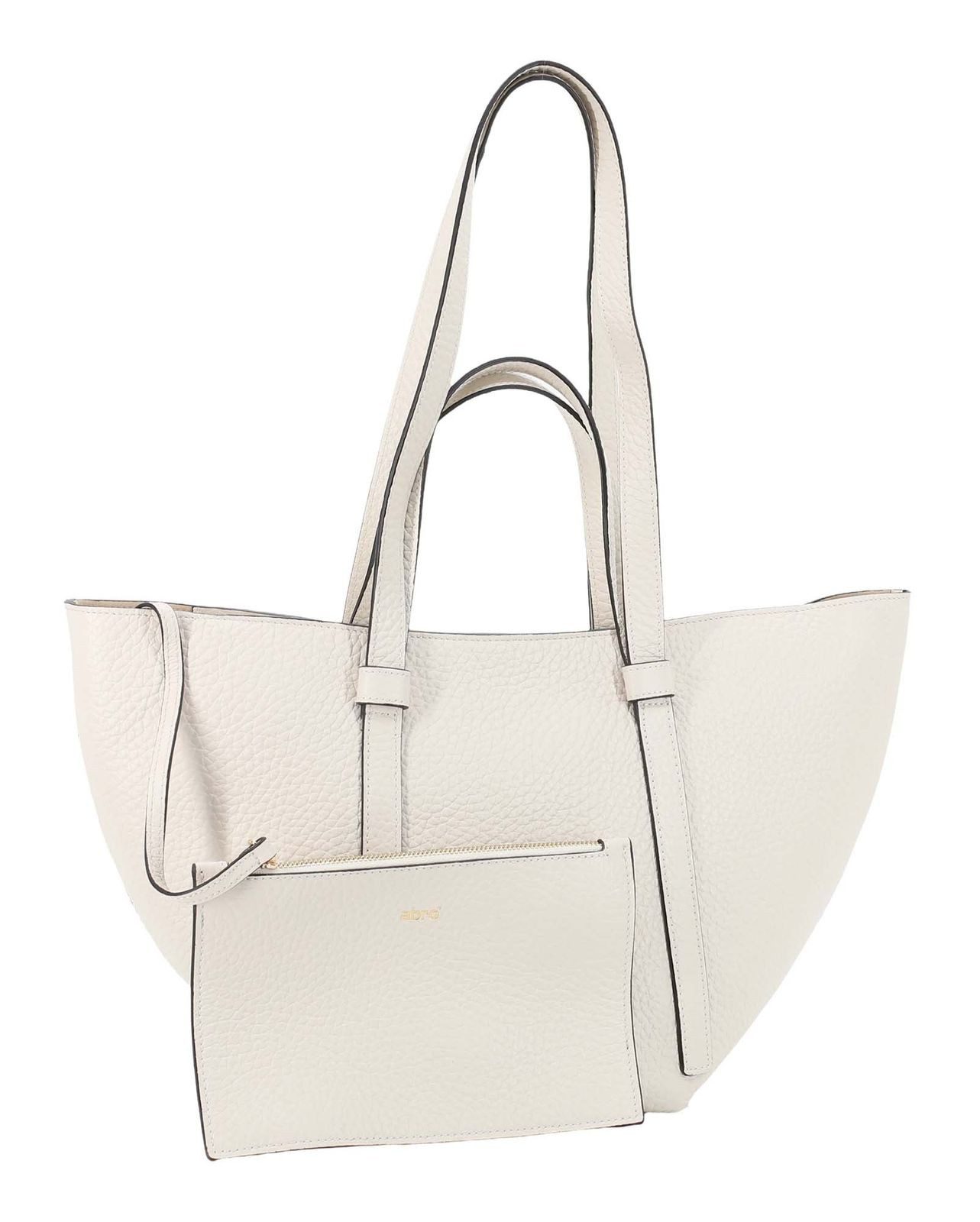 Abro Schultertasche Shopper Cosmo (Set, 2-tlg), aus echtem Rindsleder