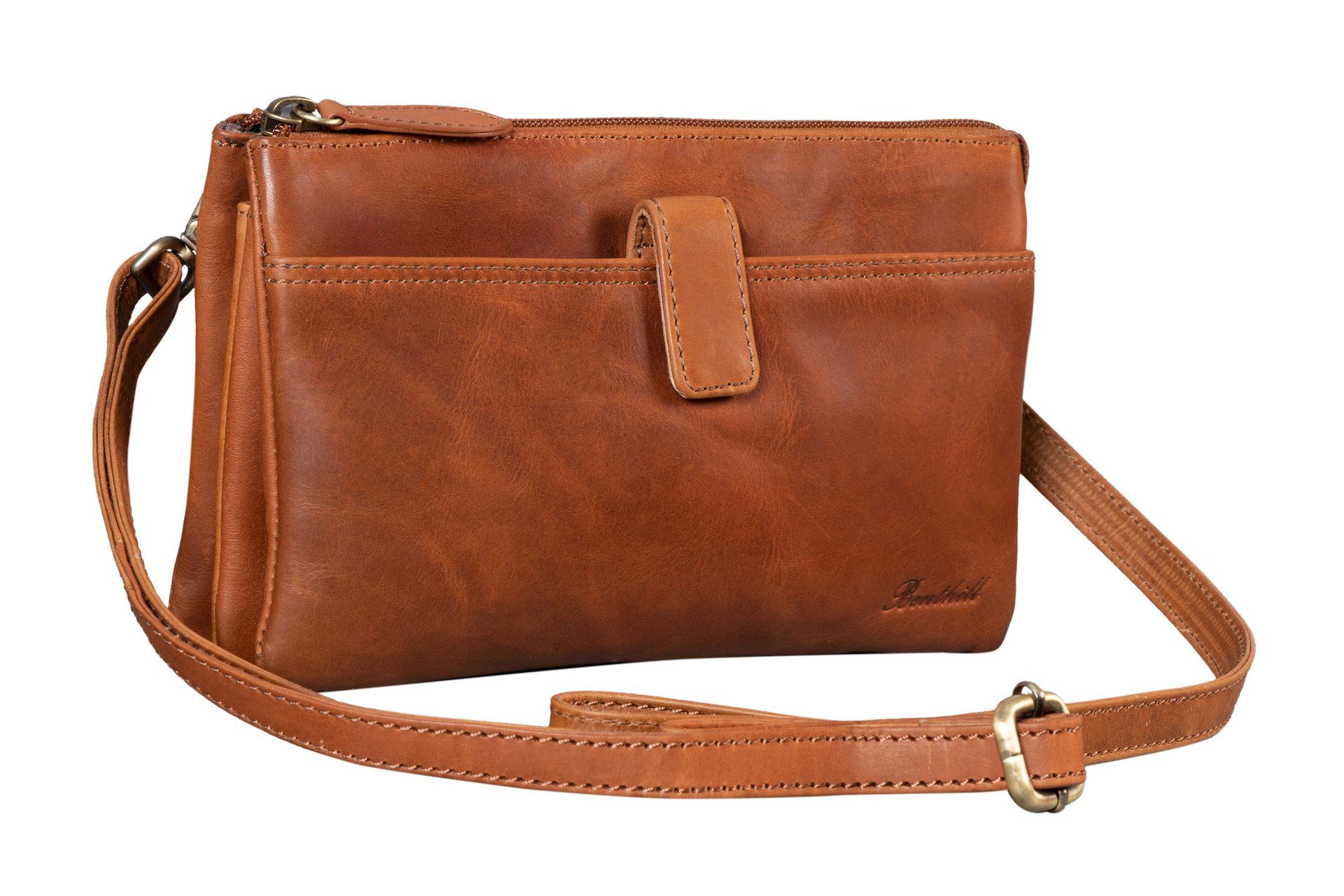 Umhängetasche Echt Leder Umhängetasche Reisebrieftasche Schultertasche Damen Herren
