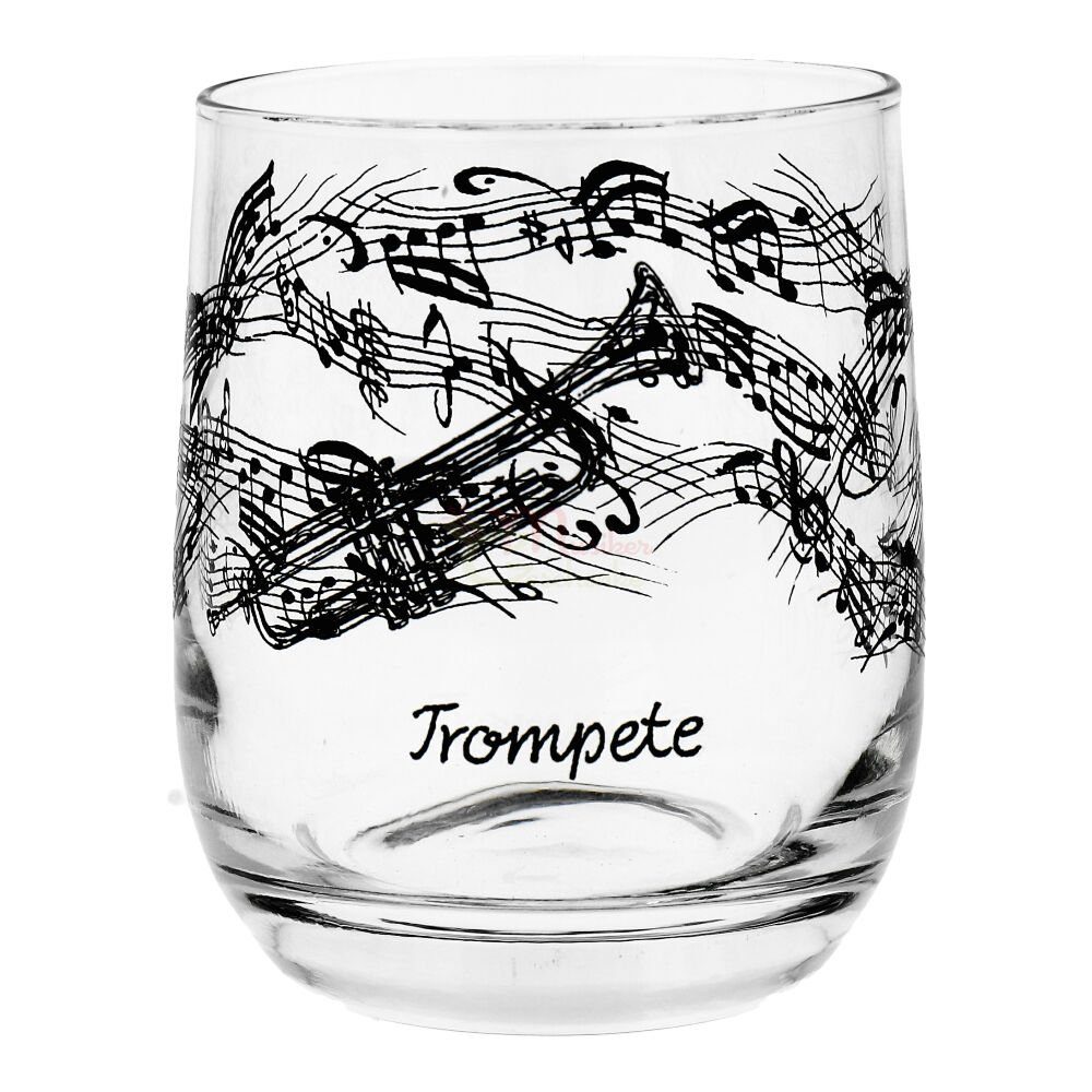 mugesh Glas Glas mit verschiedenen Motiven, Glas, für Musiker