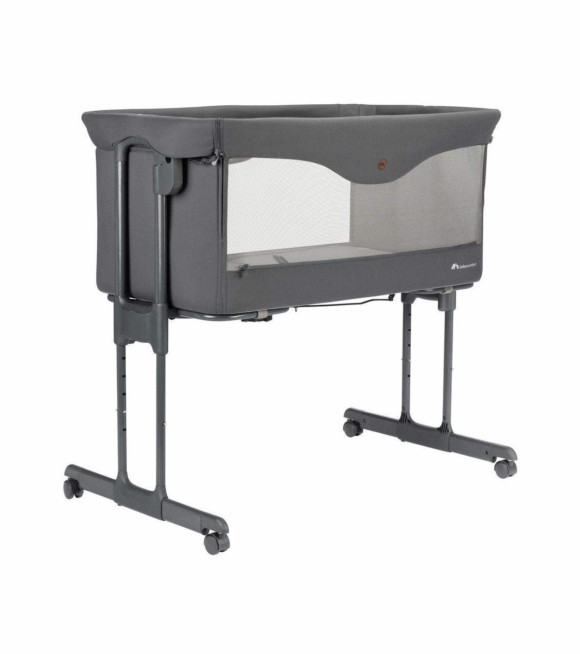Bebeconfort Kinderbett Bebeconfort Amara, Beistellbett Baby, 0– 6 Monate, 0–9 kg, Co-Sleeper, In nur 3 Sekunden kompakt zusammenklappbar 2-in-1 Beistellbett und S…
