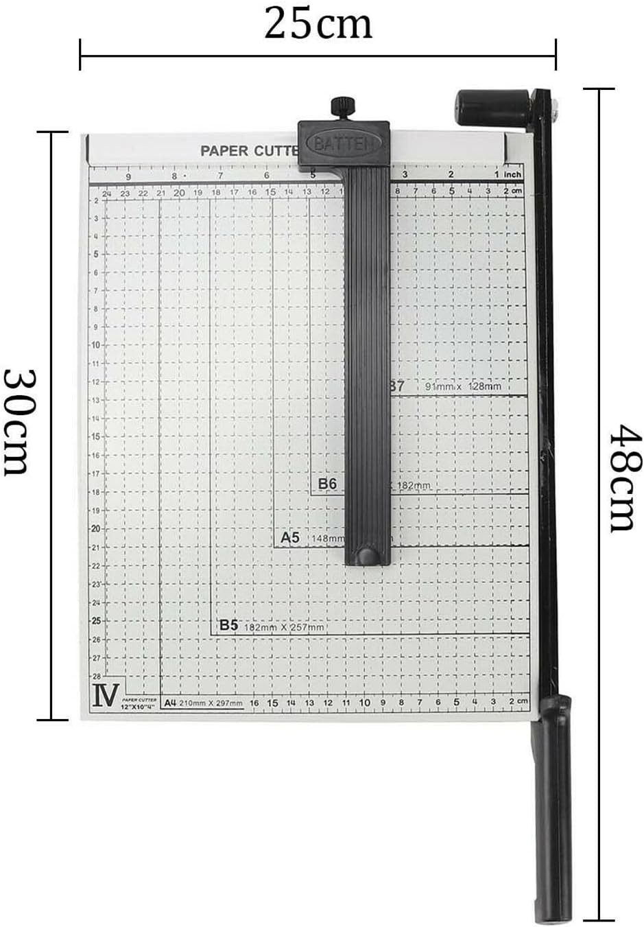 Youyijia Büro-Set A4 Papierschneider Hebelschneider Cutter Guillotine Schneidemaschine
