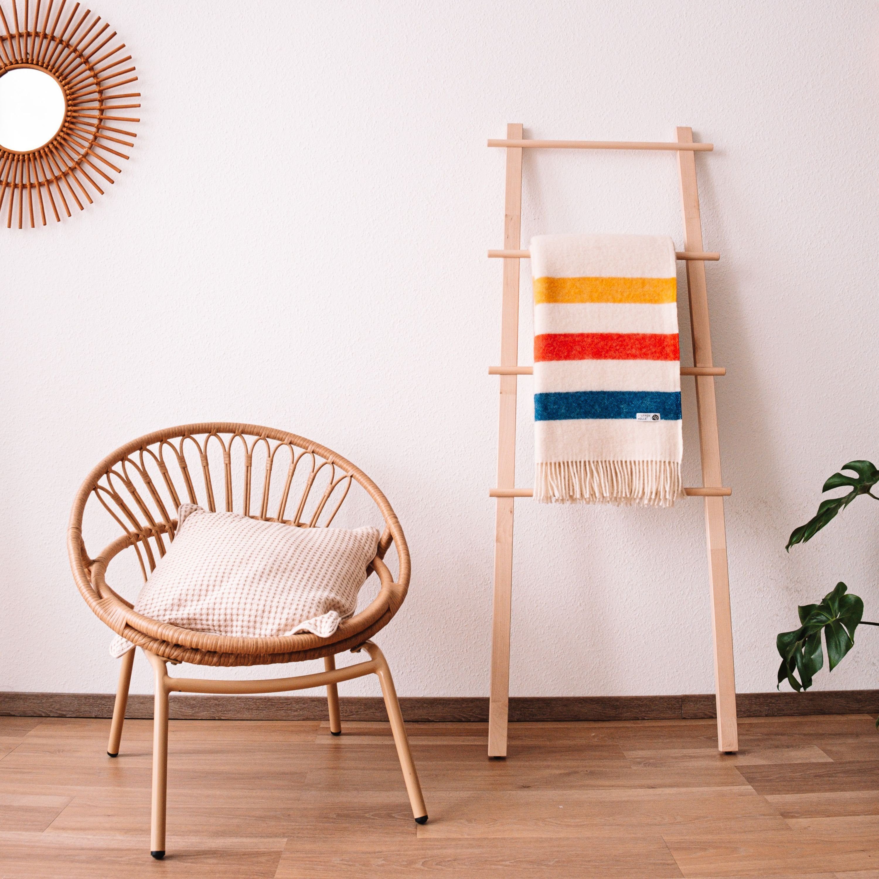 Kinderdecke CAMP, Steppenwolle, Nachhaltige Wolldecke 130x200cm, Made in EU aus 100% Schurwolle