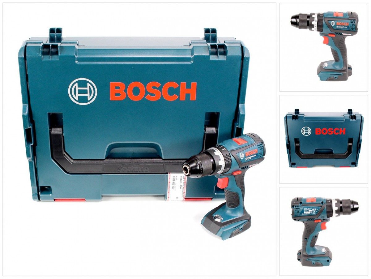 Bosch Professional Schlagbohrmaschine GSB 18 V-EC Akku Schlagbohrschrauber 2016 neue Version Metallbohrfutt