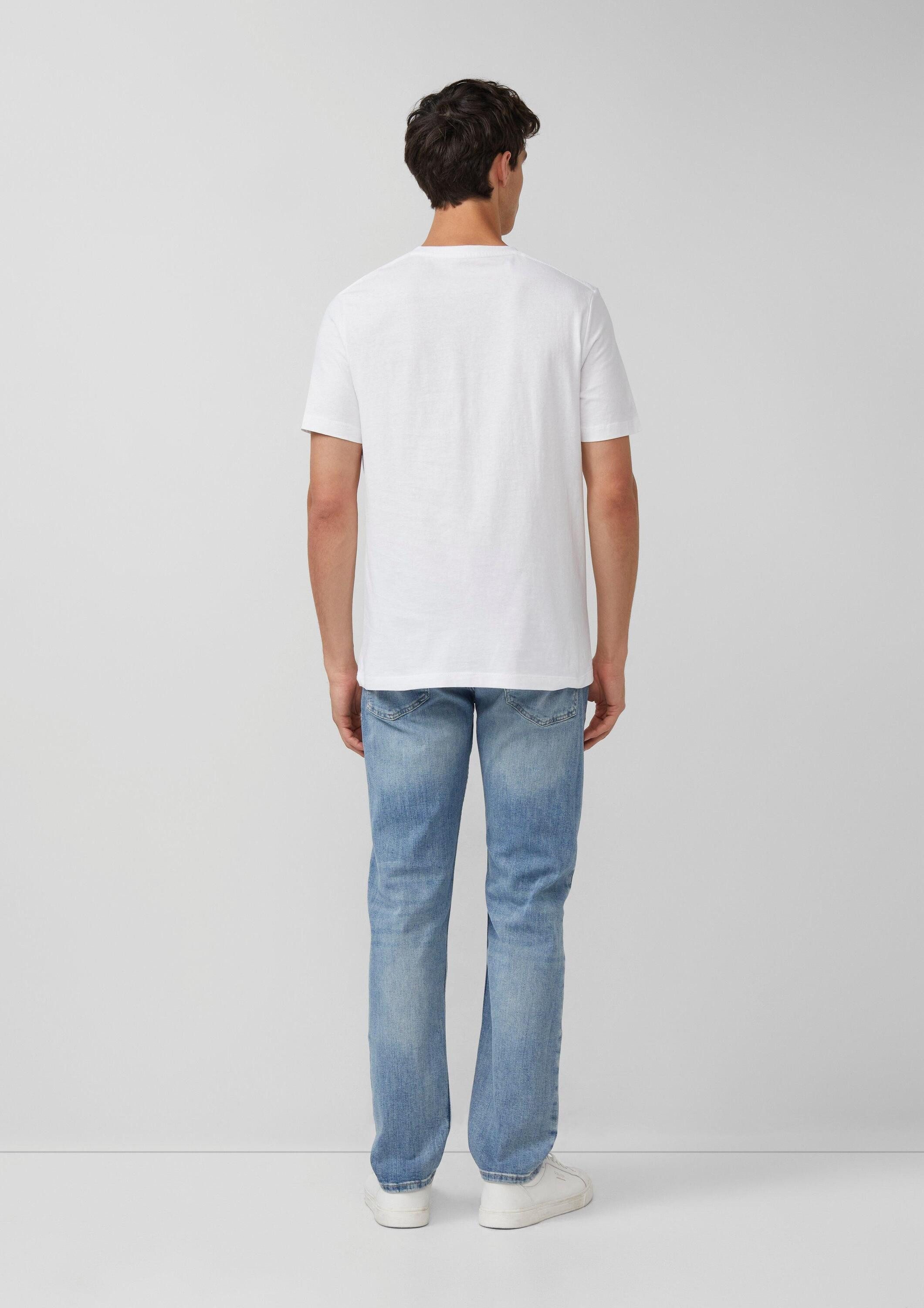 s.Oliver Kurzarmshirt T-Shirt Basic-T-Shirt aus Baumwolle im 2er-Pack